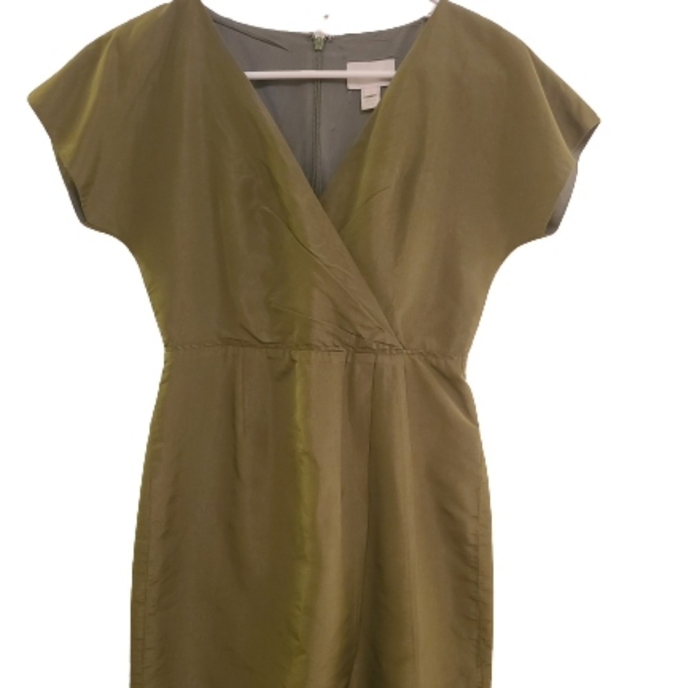 J Crew Silk Midi Dress